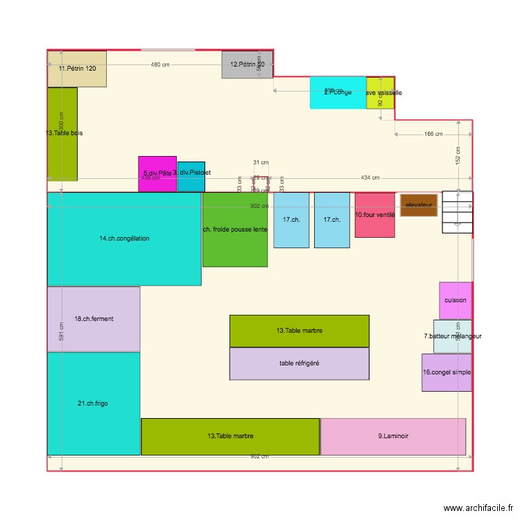 boulangerie Ohain ss 4. Plan de 0 pièce et 0 m2