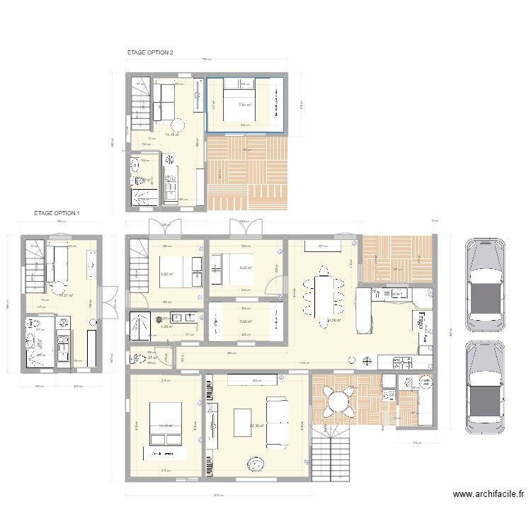 Maison Rénovation 3. Plan de 12 pièces et 138 m2