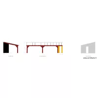 plan cuisine fa&ccedil;ade sud