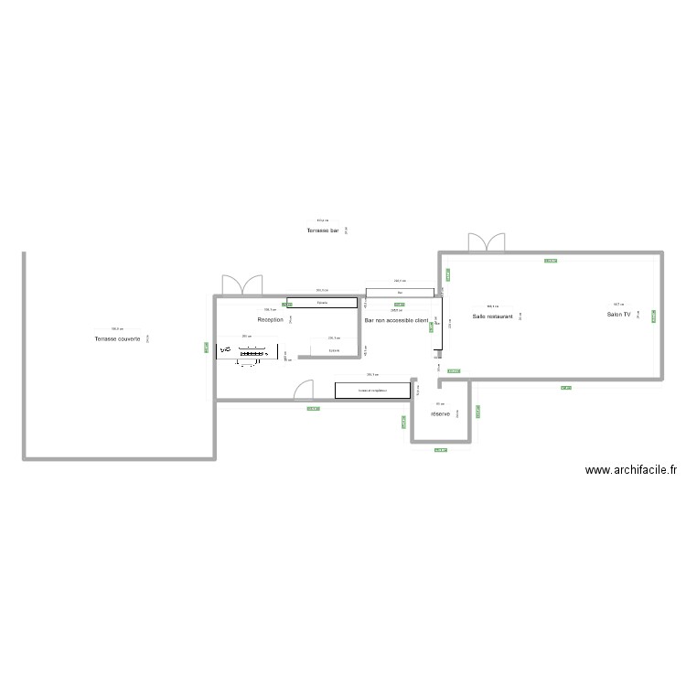 Cigales - accueil - restaurant - bar. Plan de 0 pièce et 0 m2