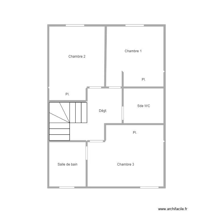 henriette rdc. Plan de 