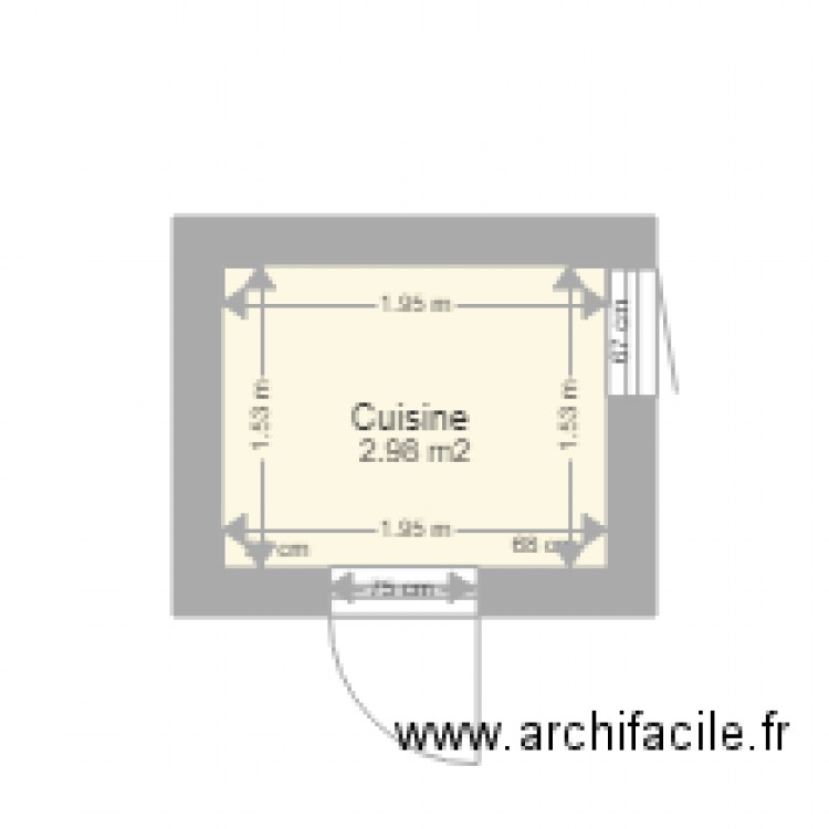 Cuisine Gohy serge . Plan de 0 pièce et 0 m2