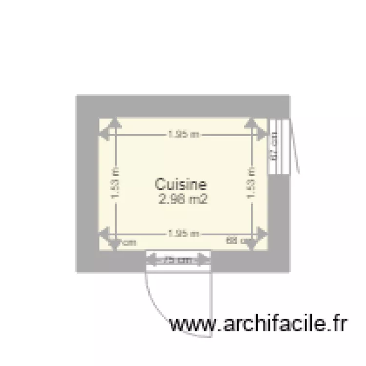 Cuisine Gohy serge . Plan de 