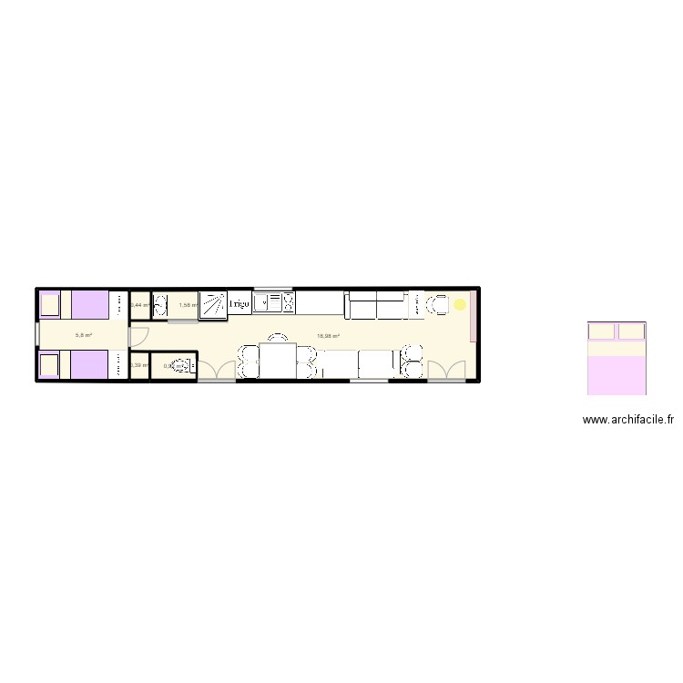 Plan bus V2. Plan de 0 pièce et 0 m2