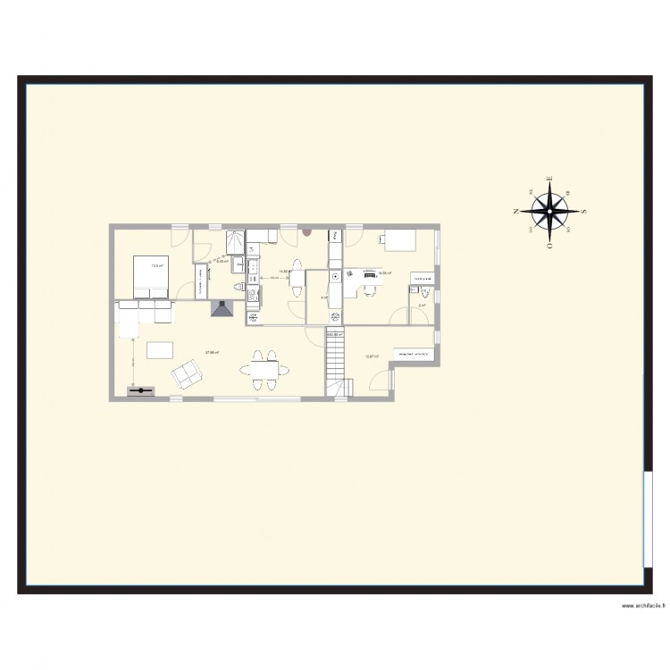 680 2 ZONES. Plan de 0 pièce et 0 m2