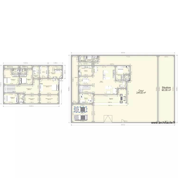Meyer duplex 2. Plan de 