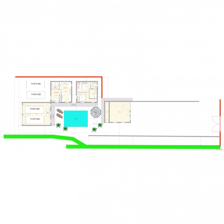 ESSAIS 3 CHALETS. Plan de 0 pièce et 0 m2