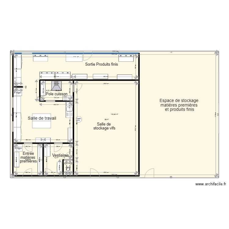 plan batiment. Plan de 0 pièce et 0 m2