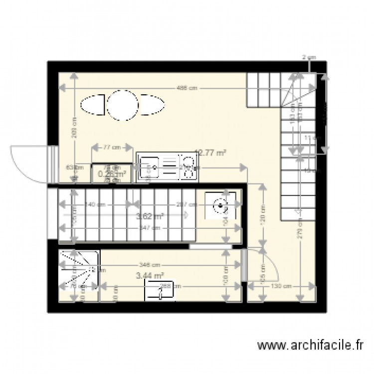 LOGE SS EN GD. Plan de 0 pièce et 0 m2