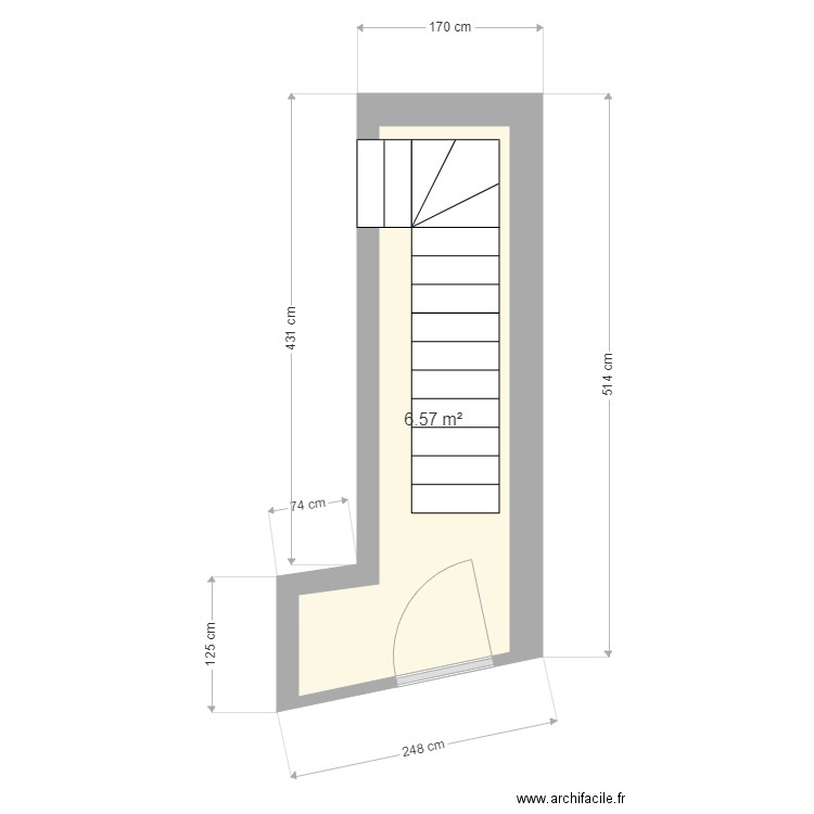 Appt entrée. Plan de 0 pièce et 0 m2