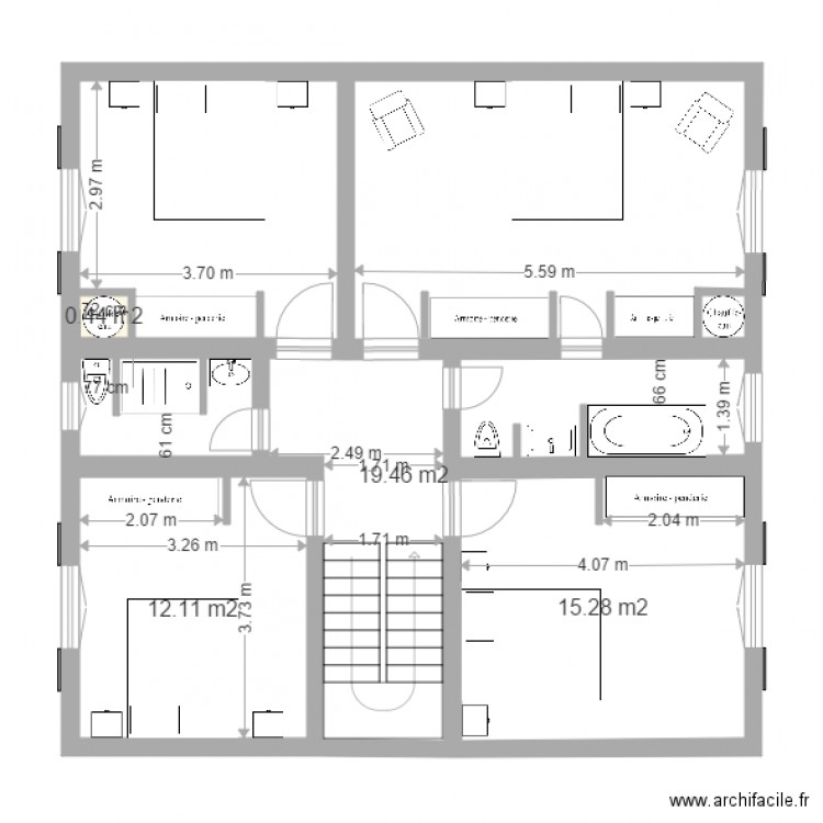 YEU 5. Plan de 0 pièce et 0 m2