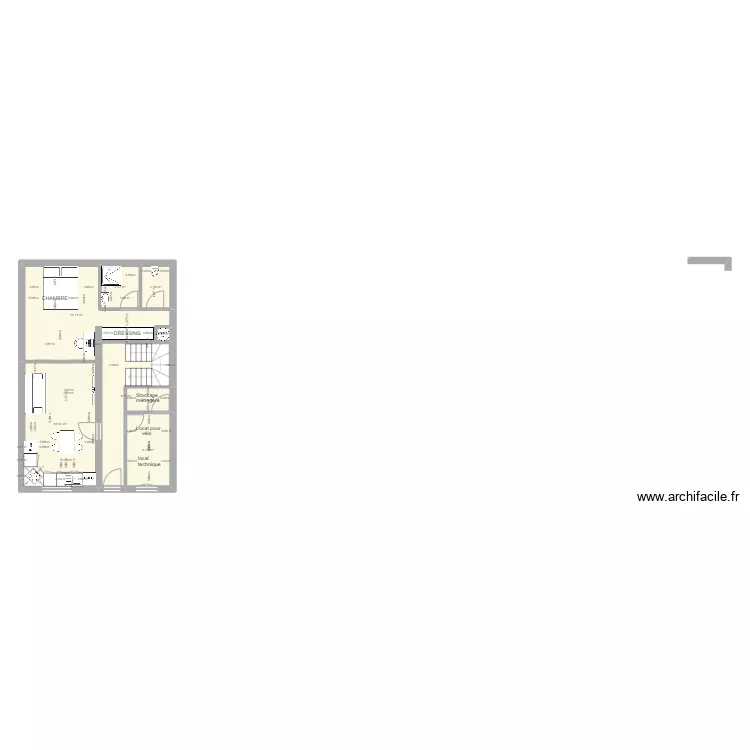 SCI EV CHANTIER CAZERRE T 1 REZ DE CHAUSSEE. Plan de 