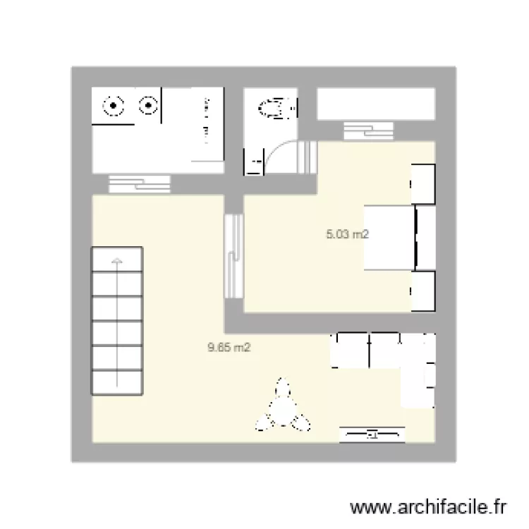 garage 2ieme. Plan de 