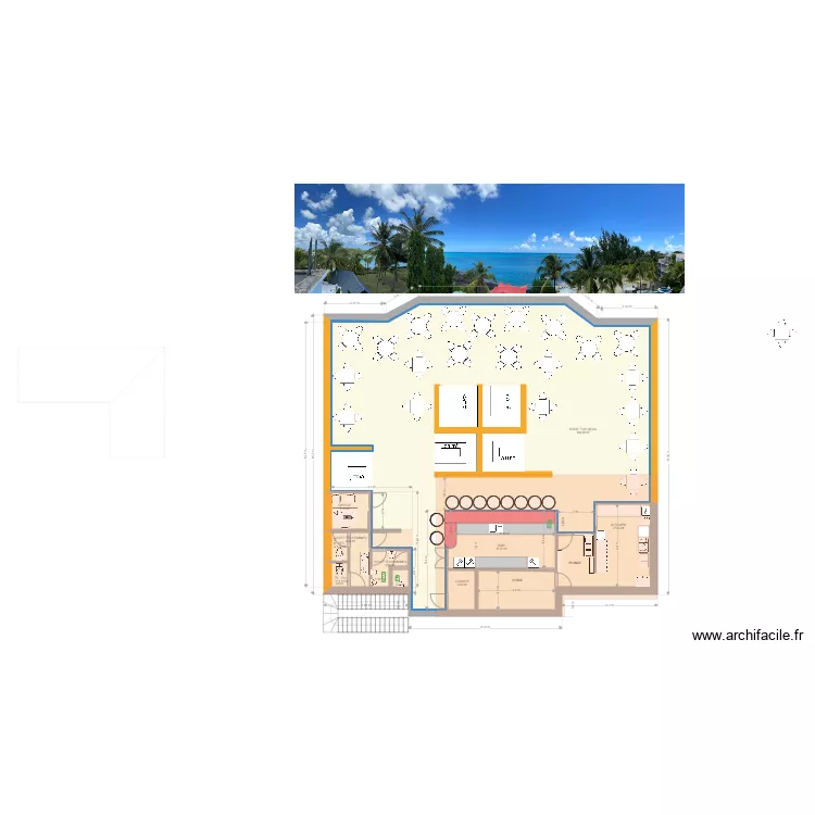 The Cloud 2 avec toit. Plan de 