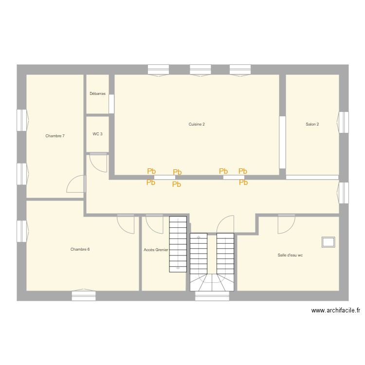 Croquis Villa Urban Comble. Plan de 0 pièce et 0 m2