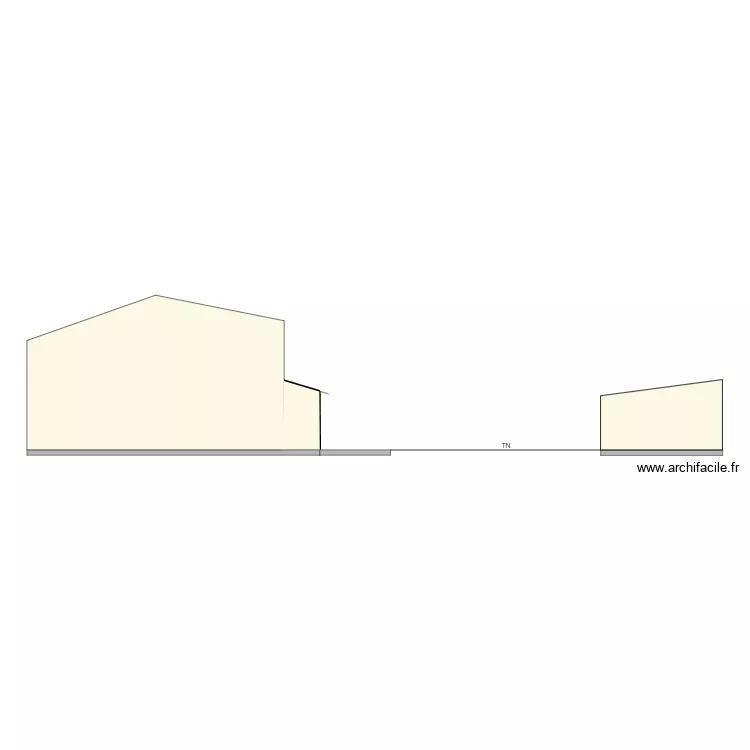 Plan de coupe Avant . Plan de 