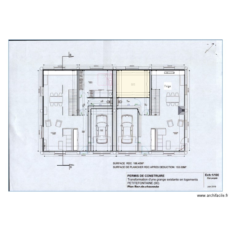 SCI PALAIS . Plan de 0 pièce et 0 m2