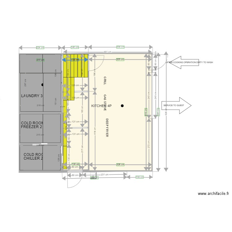 wahoo cuisine FLOOR LINO dur . Plan de 0 pièce et 0 m2