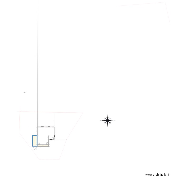 Maison plaine et terrain et garage. Plan de 0 pièce et 0 m2