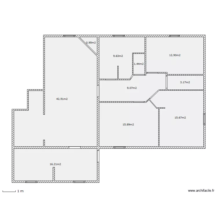 SCI LES ANGES ETAGE. Plan de 