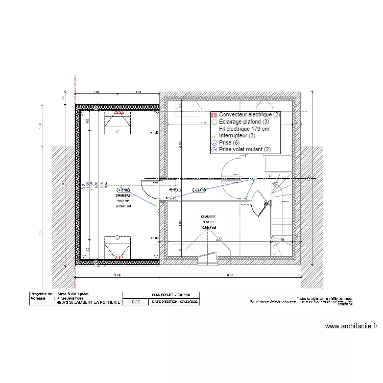 Plan électrique Tassel. Plan de Plan électrique Tassel. Plan de