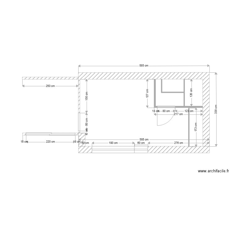 180827 Extension plan. Plan de 0 pièce et 0 m2