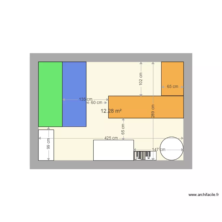 bureau2. Plan de 