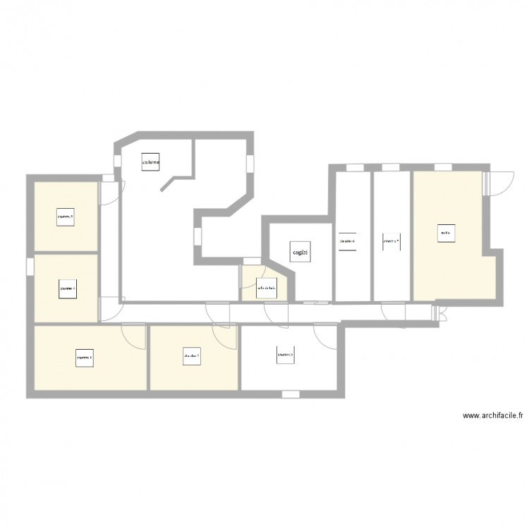 Plan. Plan de 0 pièce et 0 m2