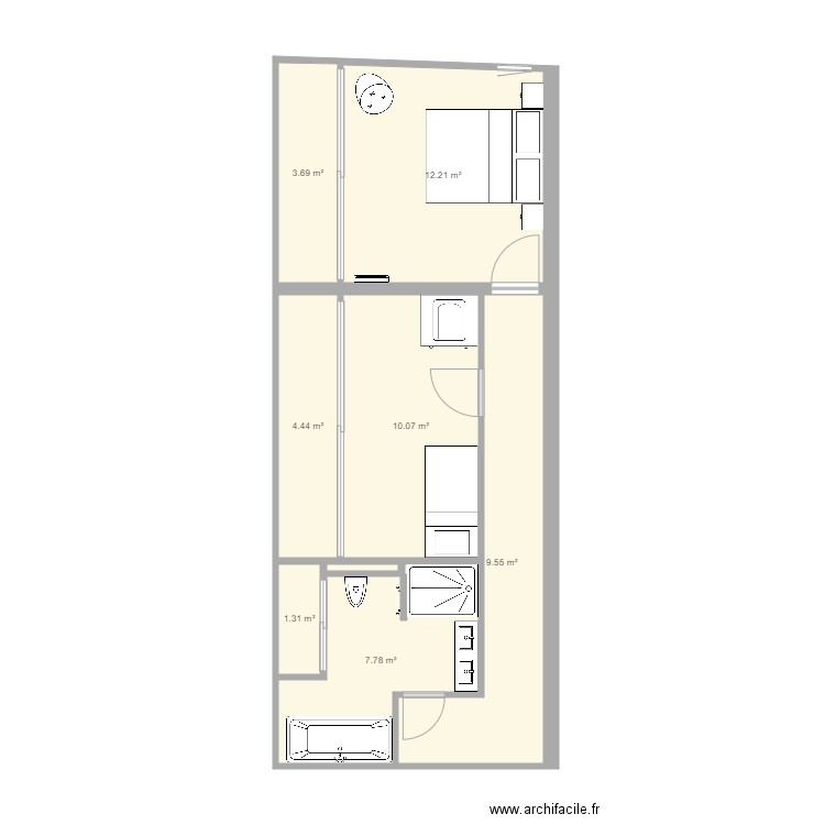 F4 DU . Plan de 0 pièce et 0 m2