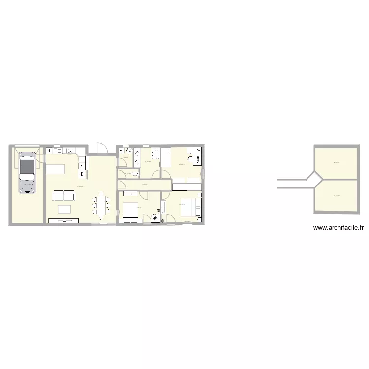 Maison. Plan de Maison. Plan de