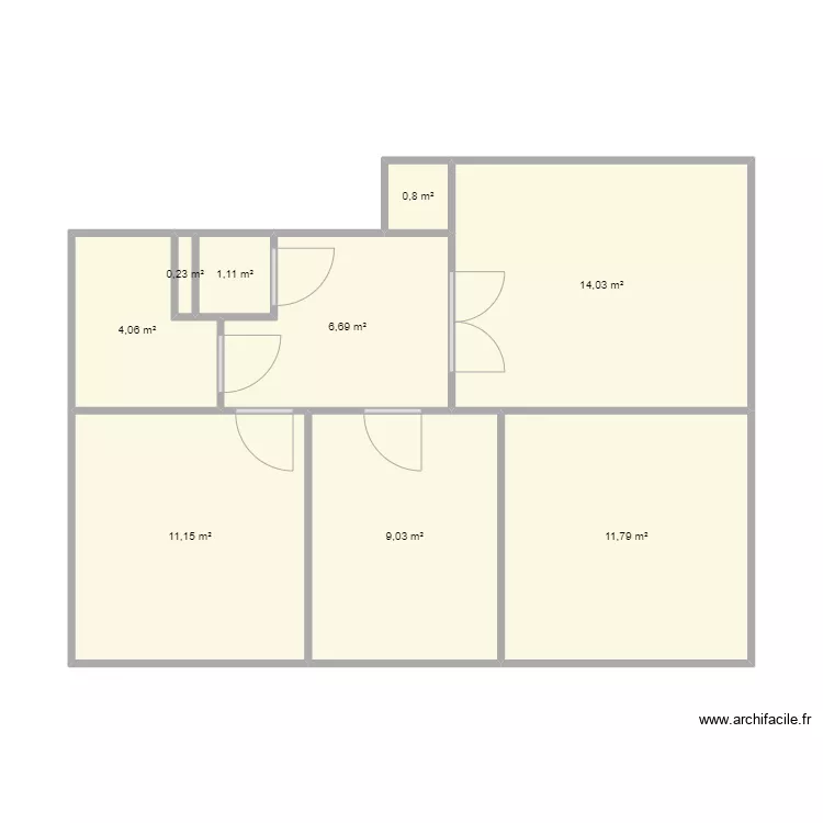 appartement valence . Plan de 