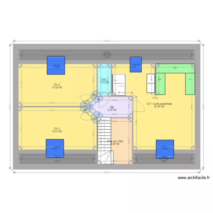 DUTERTRE Etage. Plan de DUTERTRE Etage. Plan de