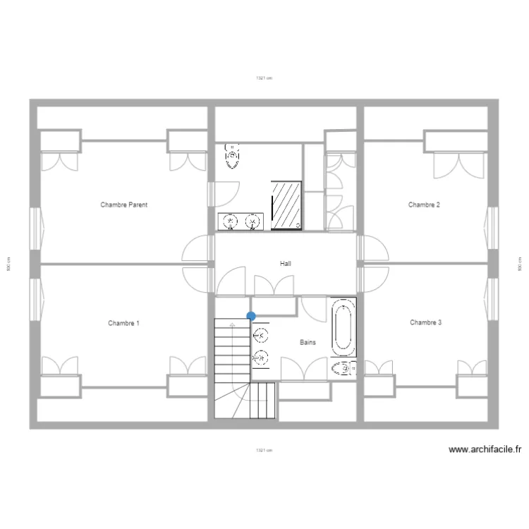 levant etage. Plan de levant etage. Plan de