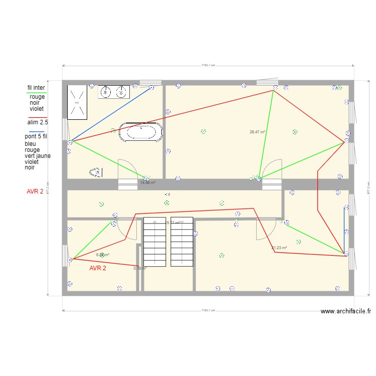 plan  r 2  alim volet MAISON. Plan de 0 pièce et 0 m2