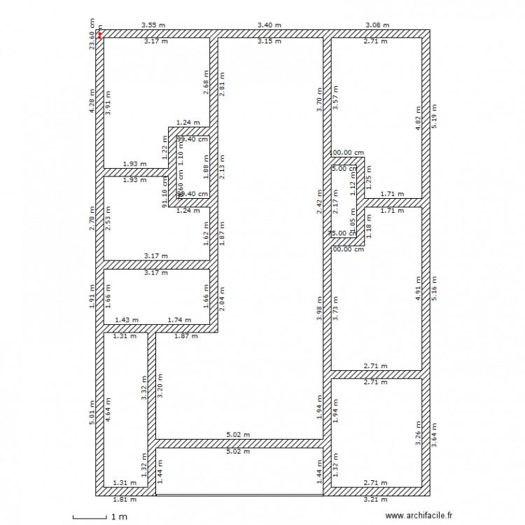 rez N/S 10m 01. Plan de 0 pièce et 0 m2