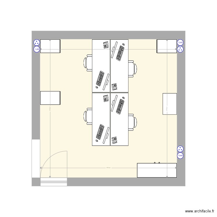 bureau nicolas 2. Plan de 0 pièce et 0 m2