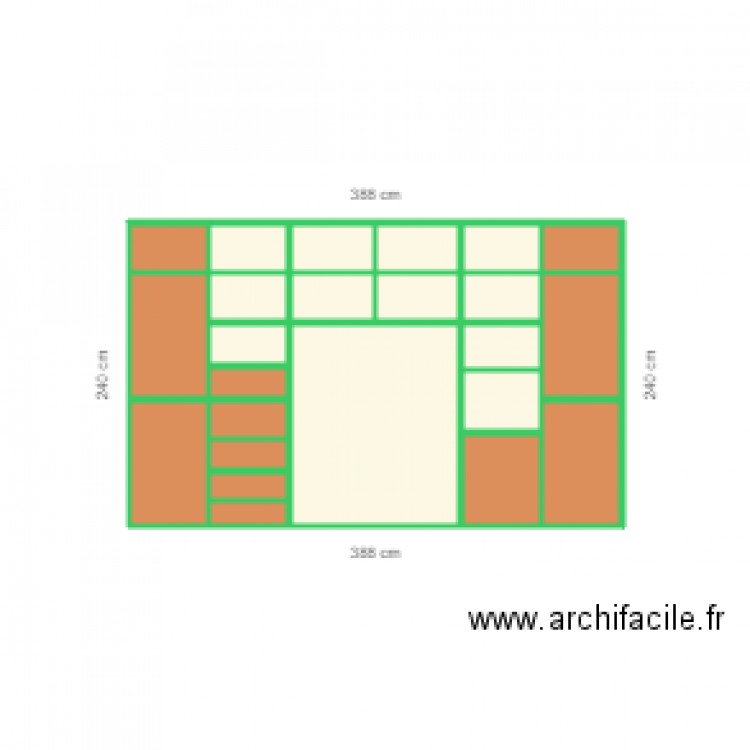 LEVIN 1. Plan de 24 pièces et 8 m2