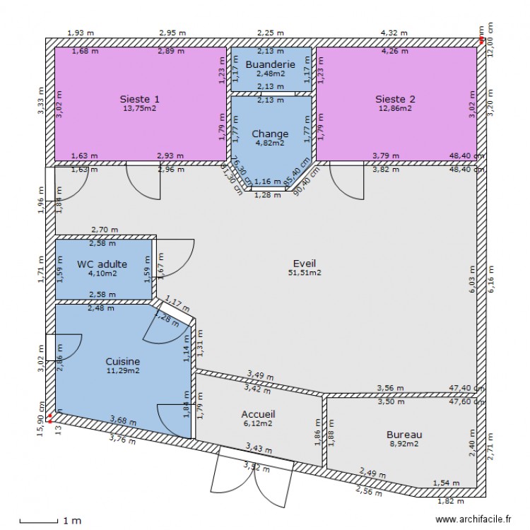 Crèche Fernando 1. Plan de 0 pièce et 0 m2