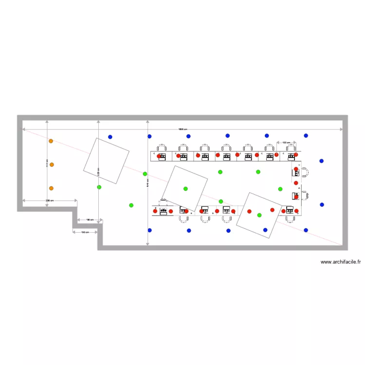 Ibis Douai. Plan de 