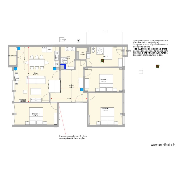 Place Baille mobilier et sauna SRA. Plan de 0 pièce et 0 m2