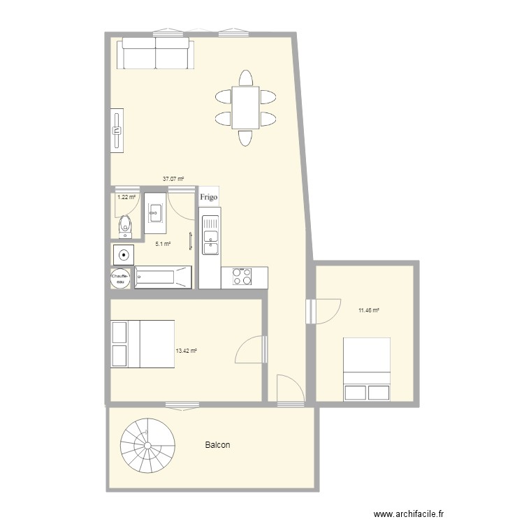 Lot 1 et 2 projet 3. Plan de 0 pièce et 0 m2