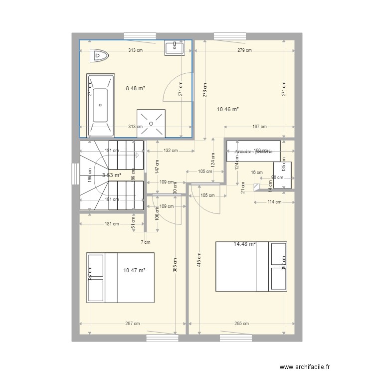 maison. Plan de 0 pièce et 0 m2