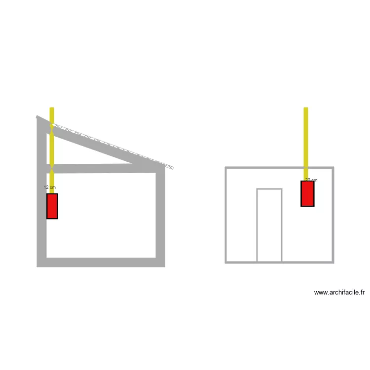 salle de bain avec Initia. Plan de 