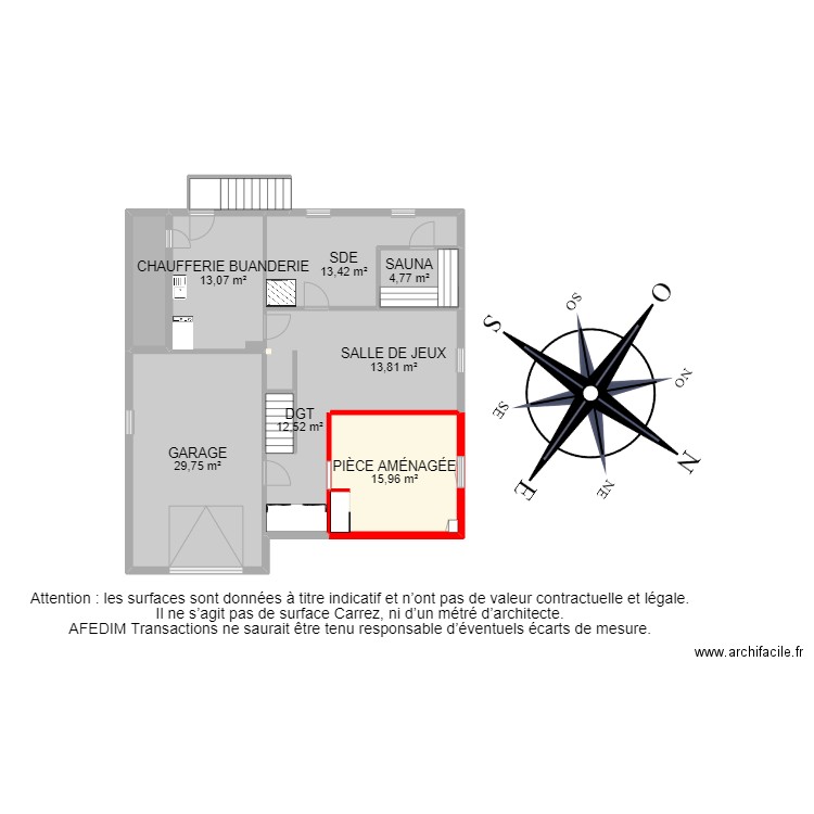 BI 12422 - . Plan de 30 pièces et 441 m2