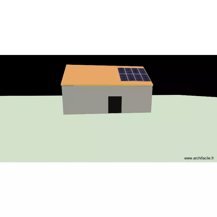 Grange. Plan de 1 et 93 m² Grange. Plan de 1 et 93 m²