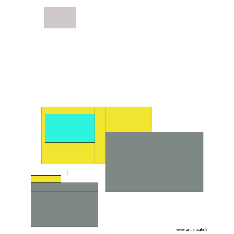 Pla terrasse. Plan de 0 pièce et 0 m2