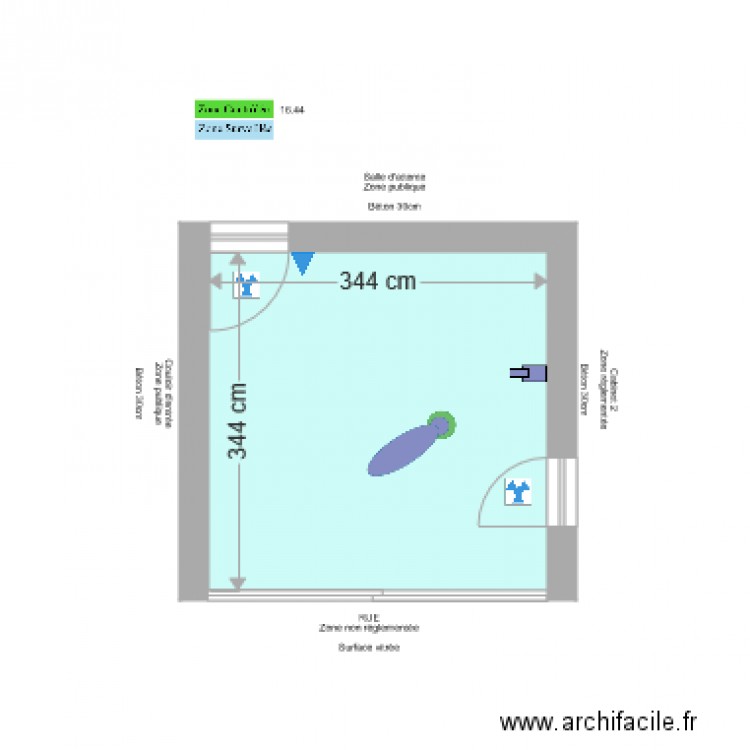 ESTHEDENT Cabinet 1. Plan de 0 pièce et 0 m2