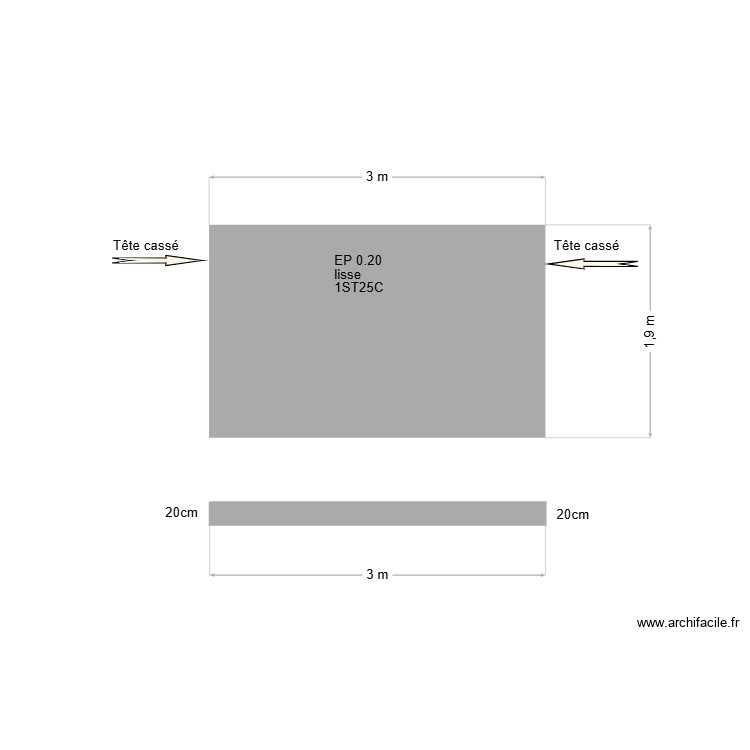 logettes 1 belle des pr&eacute;s 1. Plan de 0 pièce et 0 m2