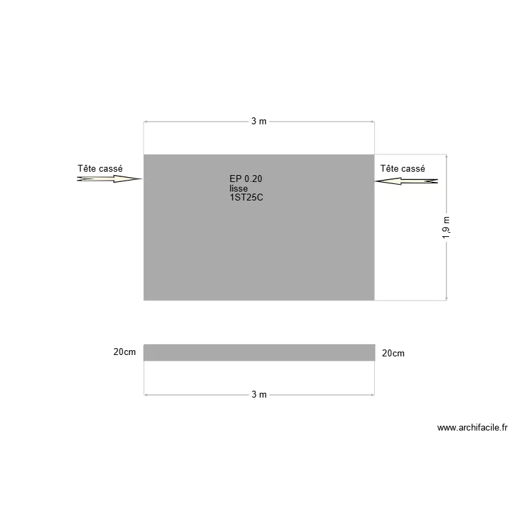 logettes 1 belle des pr&eacute;s 1. Plan de 
