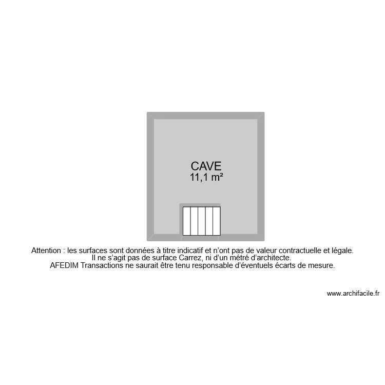 BI 6625 CAVE. Plan de 